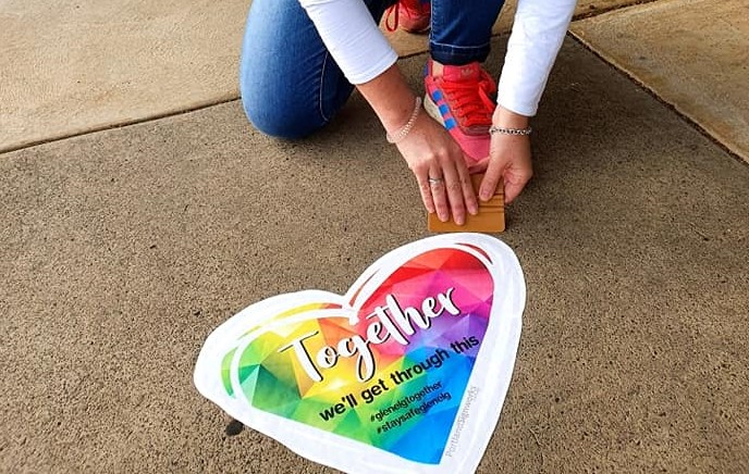 Glenelg COVID decal portland Crop